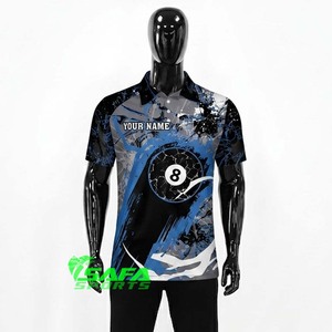 Camisetas de Polo para Billar SAFA SPORTS OEM, Camisetas Personalizadas para Competición de Snooker, Tejido que Absorbe la Humedad - Product Image 4