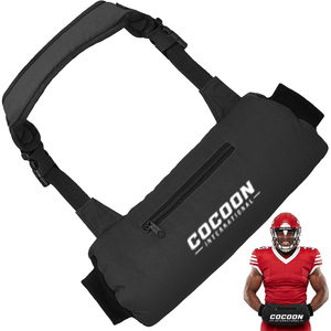 OEM High Quality Luxury Customized Polyester Rugby Hand Warmer Pouch Winter Sports Pocket Adjustable Waist Belt Handwarmer - Product Image 1