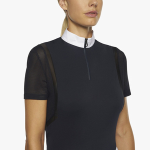 Chemise de compétition équestre de haute qualité, extensible dans 4 directions, en tissu technique doux au toucher, idéale pour la compétition et les spectacles. - Product Image 3