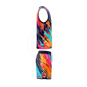 Uniforme de Baloncesto de Tela Transpirable Premium que Absorbe la Humedad, con Colores Personalizados del Equipo y Rápido Secado - Product Image 6