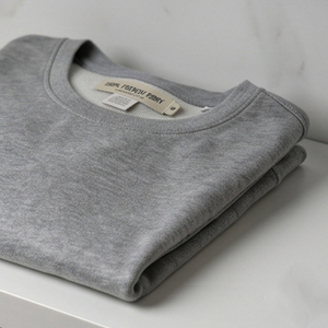 เสื้อยืดคอกลมผ้าเฟรนช์เทอร์รี่ทรงปกติสำหรับผู้ชาย สวมใส่สบาย 100% ผ้าเฟรนช์เทอร์รี่ เสื้อยืดแขนสั้นสไตล์ฤดูร้อนสำหรับผู้ชาย - Product Image 4