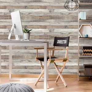 Papel Adhesivo Decorativo Vintage de 17.3'' x 200'' con Diseño de Madera, Vinilo Autoadhesivo para Paneles de Madera en el Hogar - Product Image 5