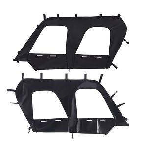 Cabina con Porte Superiori Morbide Antivento Impermeabili con Cerniera Compatibile con Kawasaki Teryx4 UTV 2012-2022 - Product Image 1