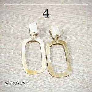 Pendientes de Cuerno Natural Pulido, Joyería Moderna Hecha a Mano por Artesanos Ecológicos, Regalo de Boda para Mujer, MN EXPORTS de Uttar Pradesh - Product Image 2