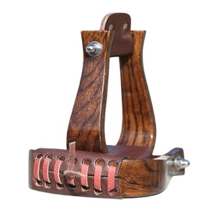 Estribos de Acero Inoxidable y Madera de Alta Calidad, Estilo Occidental, para Montar a Caballo, Color y Logotipo Personalizables, Reutilizables y Duraderos - Product Image 1