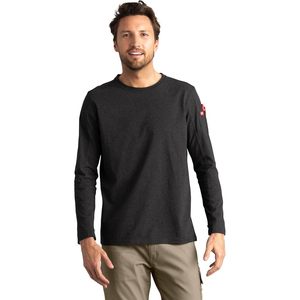 T-shirt de travail performant à manches longues pour homme, poids moyen, rouge - Product Image 4