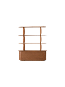 Estantería Moderna de Madera Maciza con 6 Estantes, Librería Independiente, Mueble de Almacenamiento para Sala de Estar u Oficina en Casa, Diseño de Mediados de Siglo - Product Image 5