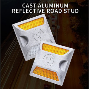 Reflector Solar para Carreteras ABC Shell, Señalizador de Caminos para Exteriores, Reflectores de Doble Cara Tipo Ojo de Gato, Color Blanco/<span class=keywords><strong>Amarillo</strong></span>, IP55 - Product Image 3