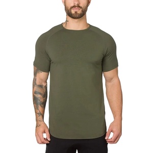 Camisetas de Gimnasio Personalizadas OEM para Hombre, 100% Algodón Orgánico, 220g, Jersey Sólido, Secado Rápido, Transpirable, Ropa Deportiva Informal Unisex - Product Image 4