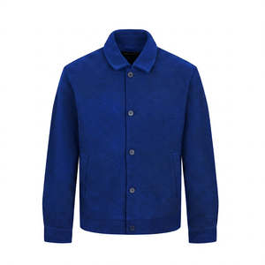 <b>Men's</b> <b>Canvas</b> Shirt <b>Jacket</b> Solid Color Hooded Zipper Casual Winter Wear Regular Fit Reversible - Product Image 5