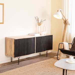 Soporte para TV Vandana Mira Ultra en madera de mango y metal - Product Image 1