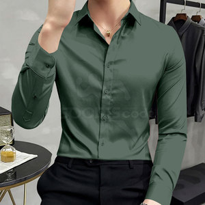 Camisas Casuales para Hombre de Diseño Moderno, 100% Algodón, Transpirables, de Alta Calidad, Corte Relajado, Elegantes para Uso Diario - Product Image 5