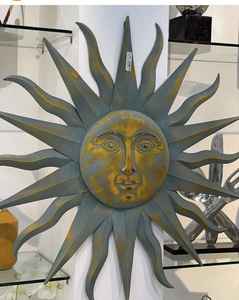 งานศิลปะเหล็กโลหะ ศิลปะแห่งท้องฟ้า ดวงจันทร์ ดวงดาว ของตกแต่งผนังบ้านสุดสร้างสรรค์ จี้ห้อยประดับ - Product Image 3