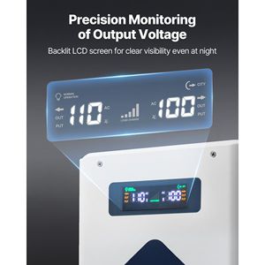 เครื่องแปลงไฟแรงดันสูง 2000VA แบบ Heavy Duty พร้อมหม้อแปลงไฟ 220V เป็น 110V มีเต้ารับแบบ US 2 ช่อง และพอร์ต USB - Product Image 5