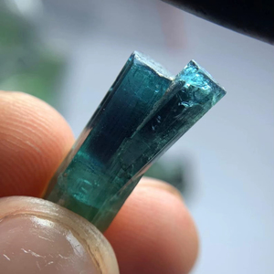 Natural Bi Color Tourmaline Rough <b>Crystal</b> Double Terminated Afghanistan Gemstone Faceting Cutting Quality Collector Piece - Product Image 1