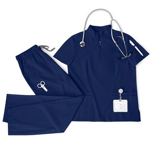 Conjunto de Uniformes Médicos para Mujer, Diseño Modesto, Color Rosa, Uniforme de Hospital, Traje Médico Económico, Logotipo Personalizado, OEM, ODM, Venta al Por Mayor - Product Image 6