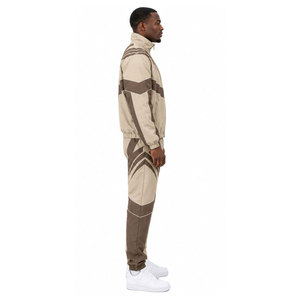 Dtf Printing Zipper <b>Jacket</b> <b>Trouser</b> 100% Cotton Lining Design Slim Fit Heavyweight Eco-Friendly <b>Waterproof</b> Windbreaker Tracksuit - Product Image 5