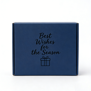 กล่องของขวัญกระดาษแข็งรีไซเคิลรักษ์โลก กล่องไปรษณีย์คริสต์มาสแบบพิเศษ เคลือบด้าน เคลือบยูวี ปั๊มนูน ยั่งยืน - Product Image 2