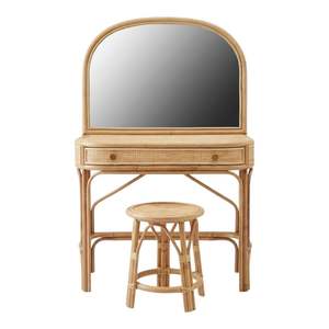 Juego de tocador de mimbre de ratán de gran venta al por mayor, directo de fábrica de Vietnam, tamaño y color personalizados, precios económicos - Product Image 1