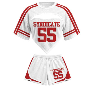 Conjunto Deportivo Personalizado 2026, Shorts de Malla, Ropa Deportiva para Mujer, Sublimada, Uniforme de Equipo, Moda Deportiva, Jersey de Fútbol Americano - Product Image 6