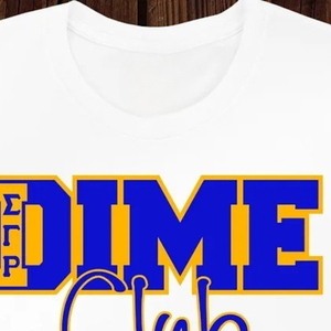 T-shirt unisexe en coton à col rond et manches courtes du club Sigma Gamma Rho, vêtements de sororité grecque, streetwear décontracté, imprimé sur mesure - Product Image 2