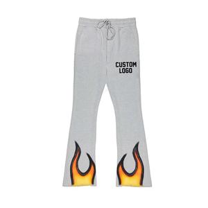 Sun Faded Streetwear OEM Heavyweight Sweatsuit Two Piece Set Acid Wash Tracksuit Distressed <b>Patch</b> Hoodie - Product Image 3