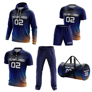 Custom Sublimation Soccer Uniform Kits Adult Team Short Sleeve Summer Lightweight Full Package Includes Duffle Bag <b>Socks</b> - Product Image 1
