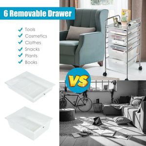 Carrello Portaoggetti a 6 Cassetti con Ruote - Product Image 6