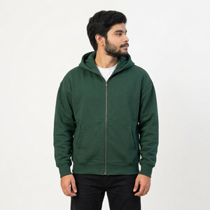 Private Label custom men hoodies custom zip up <b>hoodie</b> men embroidered logo clothing brand custom hoodies - Product Image 6