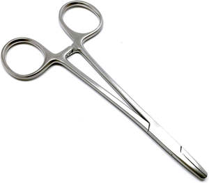 Kit d'opération chirurgicale vétérinaire CJH, porte-aiguille en acier inoxydable, forceps de ponction, à usage manuel par SurgiRight - Product Image 4