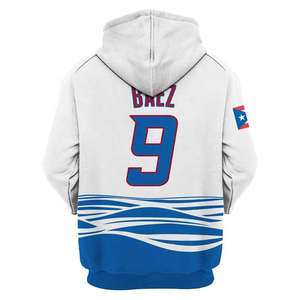 Sudadera con Capucha Personalizada con Logotipo, Ecológica, de 340g, Mezcla de Poliéster/Algodón, Gruesa, Talla Grande, para Hombre, con Estampado Invernal - Product Image 2