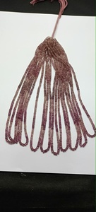 Perles de grenat de Malaya naturelles à facettes, taille Heishi, de 4,5 mm à 5,5 mm, pour la fabrication de bijoux, vente en gros - Product Image 4