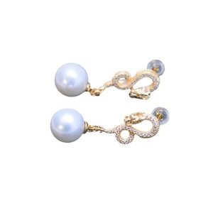 ต่างหูมุกน้ำจืดทรงกลมสีขาวขนาด 10-11 มม. ขายส่ง เงินแท้ S925 รูปหัวใจ แสงเงาสวยงาม ดีไซน์ทันสมัย - Product Image 5