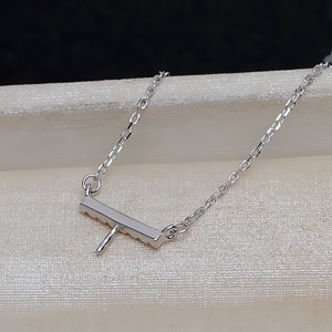 จี้เงินแท้ S925 พร้อมที่ใส่ไข่มุกเปล่าขนาด 8-10 มม. จี้สองด้านพร้อมสร้อยคอ ชุดอุปกรณ์ทำเครื่องประดับ DIY 4169 - Product Image 3