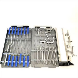 Azicon's ACL/PCL Reconstruction <b>Knee</b> Arthroscopy Instrument Set Ligament Graft Tunnel Drilling Guide Reamer Punch Tool Hardware - Product Image 5