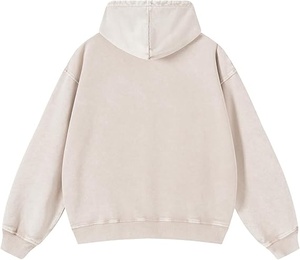 Sudadera con Capucha Extra Grande para Hombre, Color Sólido, Felpa de Algodón, con Bolsillo, Estilo Casual, para Otoño - Product Image 4