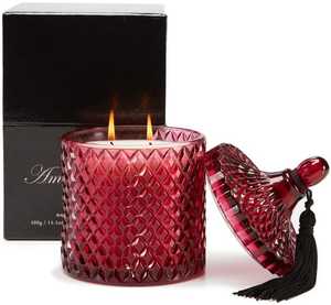 Hurricane Candleholder Round Glass Heat Resistant Durable Scented Organic Home Decoration - Product Image 4