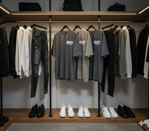 Camisetas de Algodón 100% de Alta Calidad, Suministro Directo de Fábrica, Impresión de Logotipo, Corte Holgado, Hombros Caídos, Lavado Ácido - Product Image 3