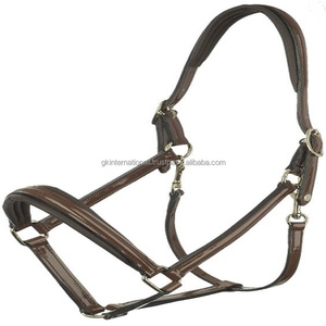 Cuir verni de luxe fait à la main, licou de cheval en cuir verni rembourré doux et solide à double couture-noir marron - Product Image 6