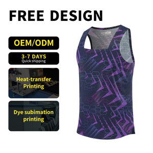 ผู้ผลิตเสื้อกล้ามผู้ชายแบบ OEM สั่งทำพิเศษ ป้องกันรังสียูวี UPF 50+ สำหรับเล่นกีฬา วิ่ง ฟิตเนส และชายหาด - Product Image 2
