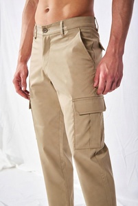 Oversized Fit Grey Cargo Pants <b>Men</b> Baggy Style Street Fashion Multiple Utility Pockets Soft Fabric - Product Image 3