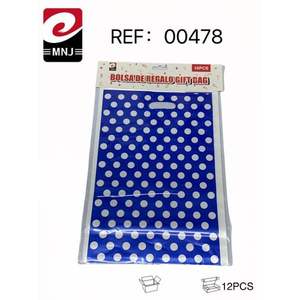 Bolsa de Regalo de Plástico Dorada para Fiestas - Product Image 2