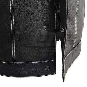 Chaleco de Cuero de Diseño de Lujo, Chaleco de Cuero Más Vendido, Chaleco de Cuero Ajustable para Venta en Línea - Product Image 6