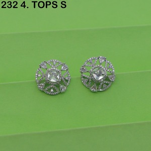 Pendientes Clásicos de Plata de Ley MIJ para Mujer, Pendientes Finos con Baño de Plata AD, Pendientes Geométricos Modernos con Baño de Plata - Product Image 6