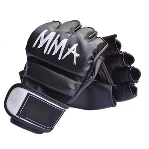 Gants de MMA personnalisés, gants d'entraînement et de sparring en cuir PU, gants de grappling pour la boxe, le Muay Thai, les combats UFC, la gym et la remise en forme - Product Image 4