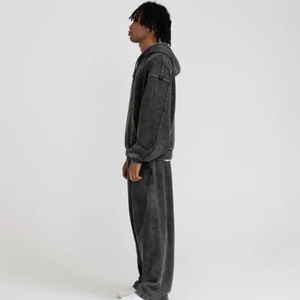 Sudadera con Capucha de Mezclilla para Hombre, Invierno, Personalizable, Estilo Urbano, 360g, 100% Algodón, Tejido Transpirable de Secado Rápido, Alta Calidad, Color Personalizable - Product Image 2