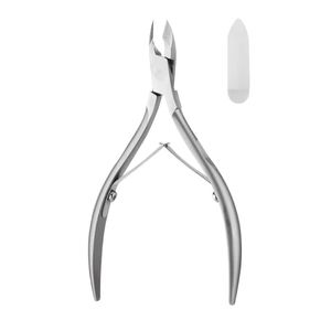 Coupe-ongles professionnel en acier inoxydable 12,5 mm, lame incurvée à bord biseauté, pointe aiguisée, durable, pour doigts d'adultes, style simple - Product Image 6