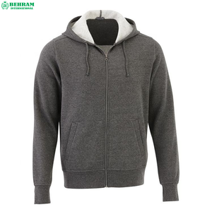 Blank Regular Fit Hoodie Oversized Hooded 400gsm Solid Zipper Hoodies Cotton Fleece Breathable Quick Dry Winter Unisex <b>Jacket</b> - Product Image 1