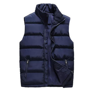 Gilet matelassé personnalisé OEM pour homme – Veste d'hiver sans manches de haute qualité, chaude, coupe-vent, matelassée, pour homme, chauffe-corps, vente en gros - Product Image 2