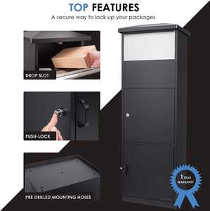 Buzón de Paquetería para Jardín Moderno, Personalizado por el Fabricante, de Acero Galvanizado, con Cerradura, Impermeable, Antirrobo, Grande, Vietnam - Product Image 4